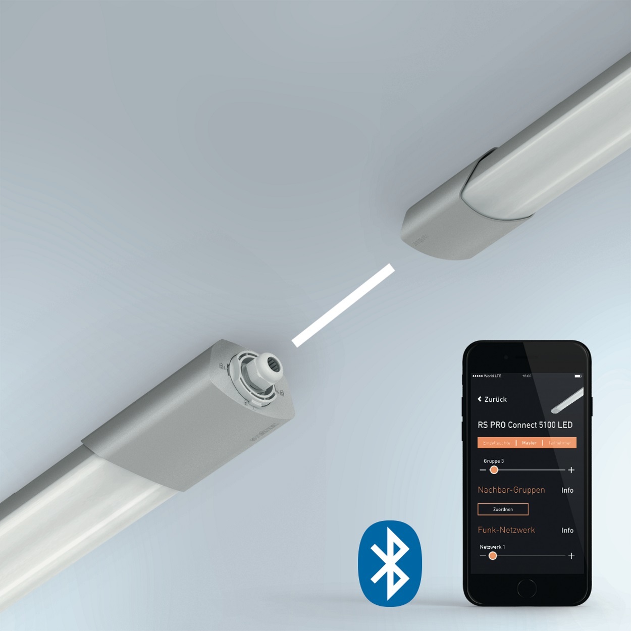 Vernetzbar und Einstellbar via Bluetooth