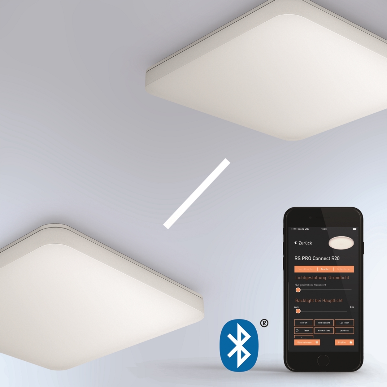 Vernetzbar und Einstellbar via Bluetooth