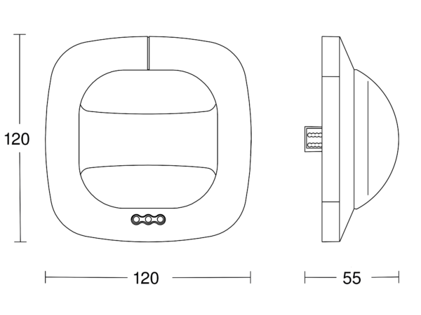 Dual HF DALI‑2 APC — concealed