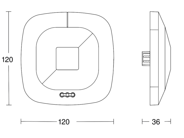 HF 360 DALI‑2 Input Device – incassato