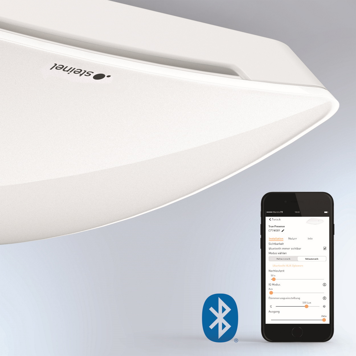 Vernetzbar und Einstellbar via Bluetooth