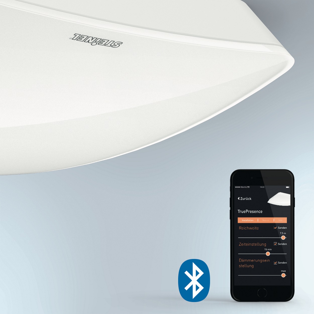 Vernetzbar und Einstellbar via Bluetooth
